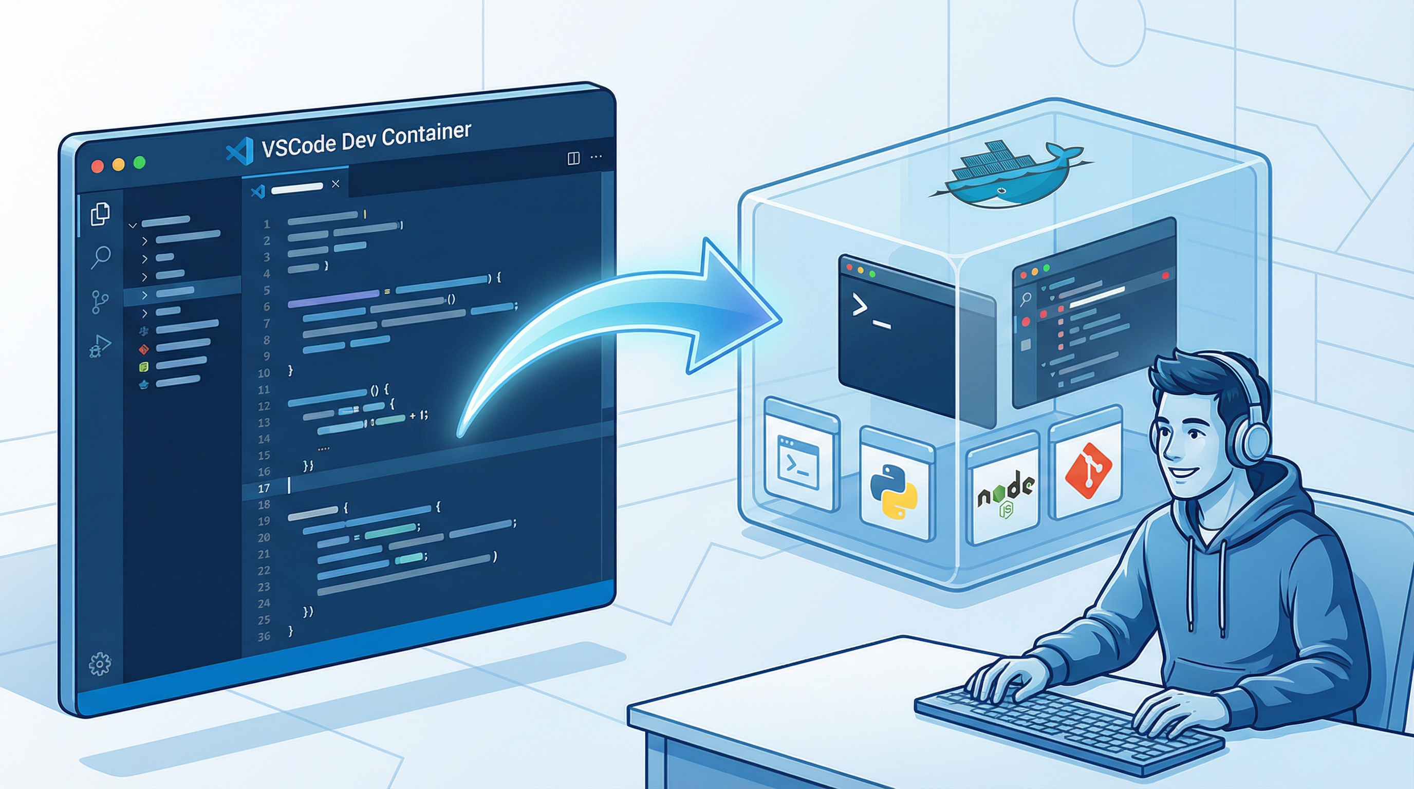 VSCode Dev Container concept